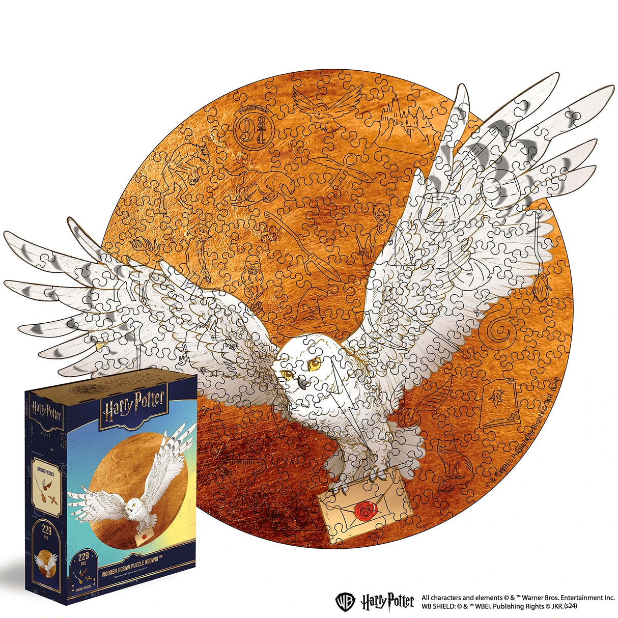 Harry Potter Hedwig Eule Puzzle mit 229 Teilen