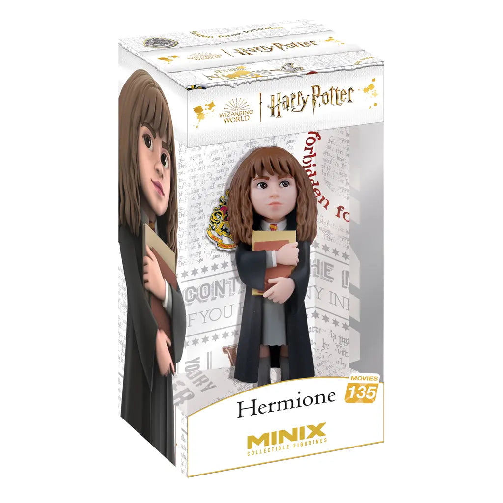 Minix Sammelfigur von Hermine Granger aus Harry Potter in ihrer Schuluniform mit Büchern