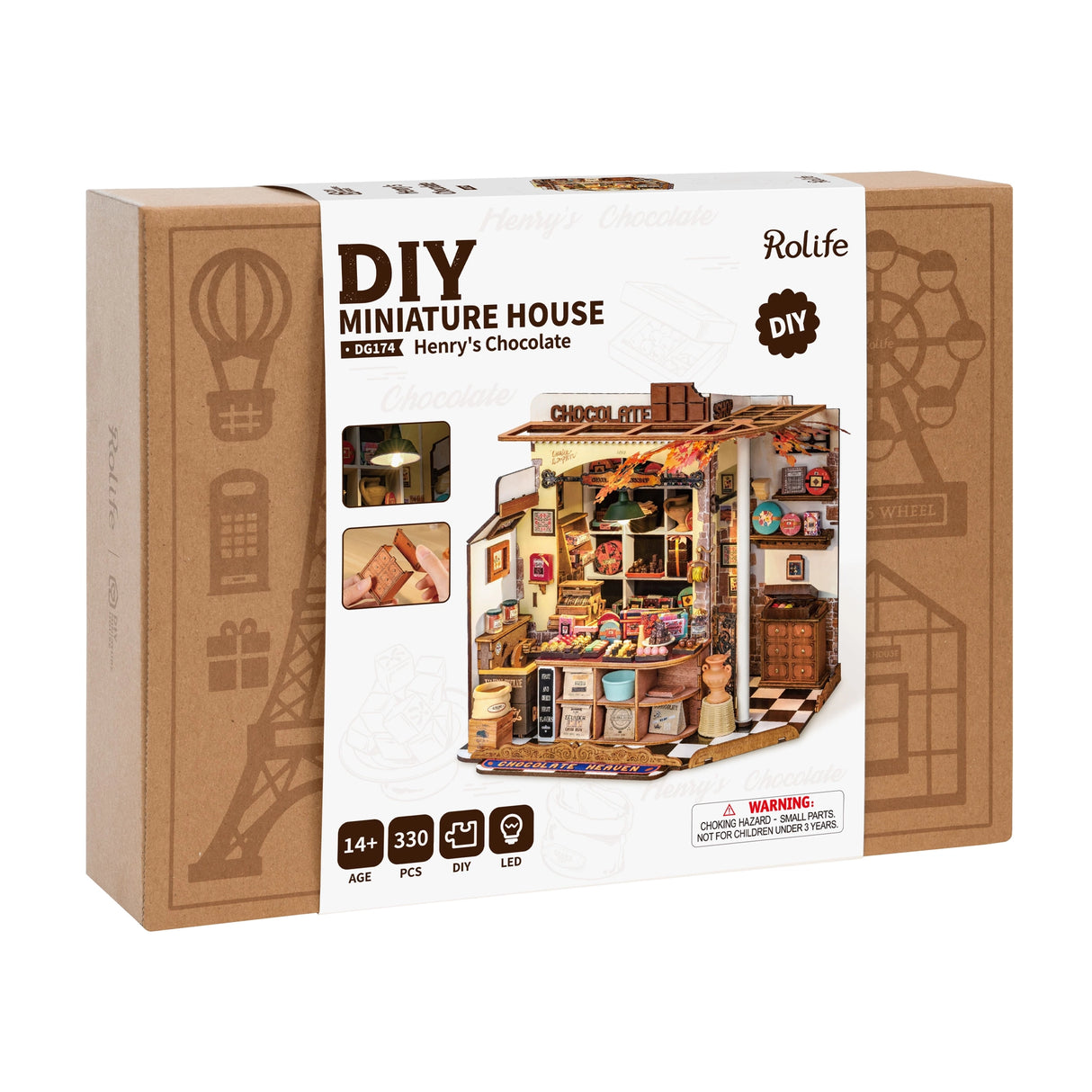 Rolife DIY Miniaturhaus Henrys Schokolade DG174 Bausatz