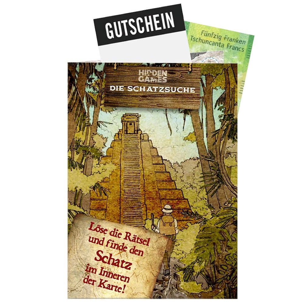 Die Schatzsuche - Rätselkarte