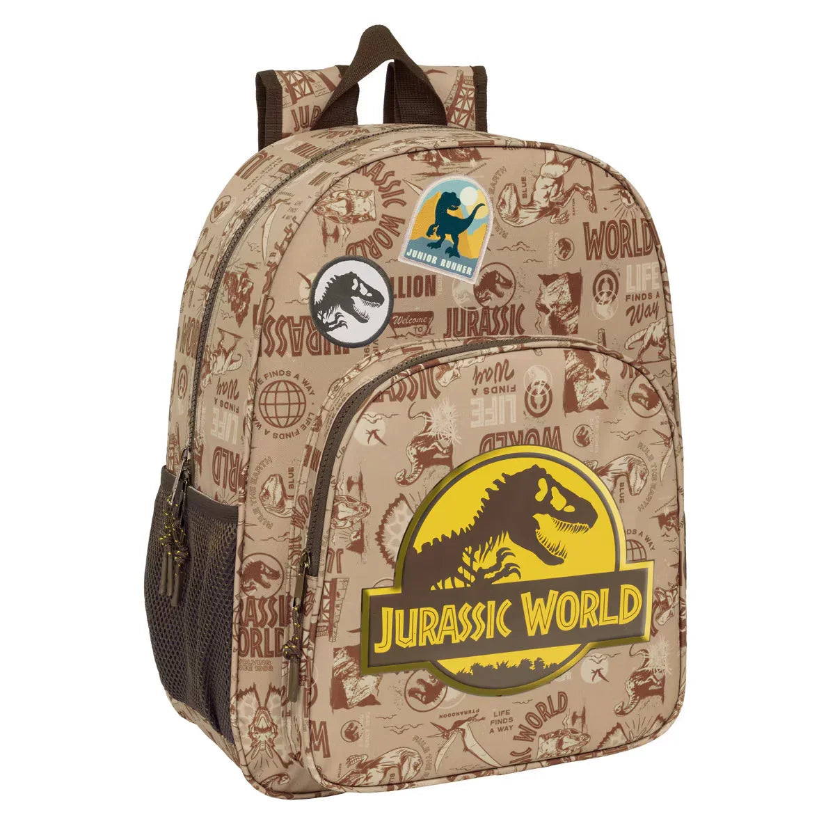 Rucksack mit Jurassic World-Logo und Dinosaurier-Motiven
