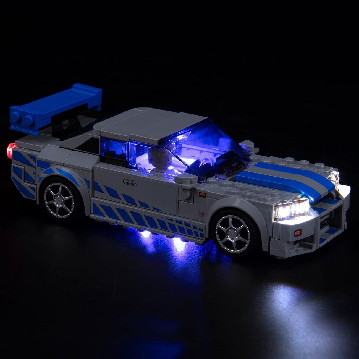 Ensemble de lumières LED pour LEGO 2 Fast 2 Furious - Nissan Skyline GT-R (R34) (76917)