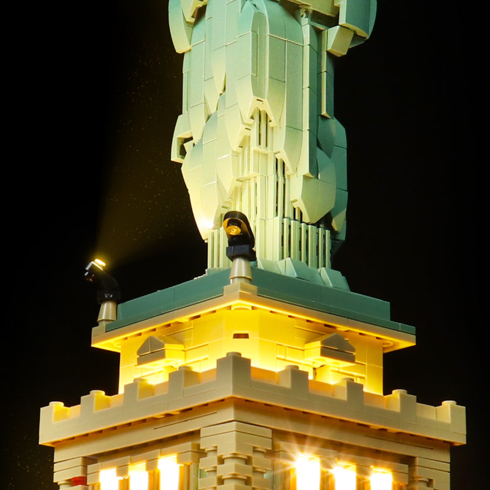 Ensemble d'éclairage LED pour la Statue de la Liberté LEGO (21042)