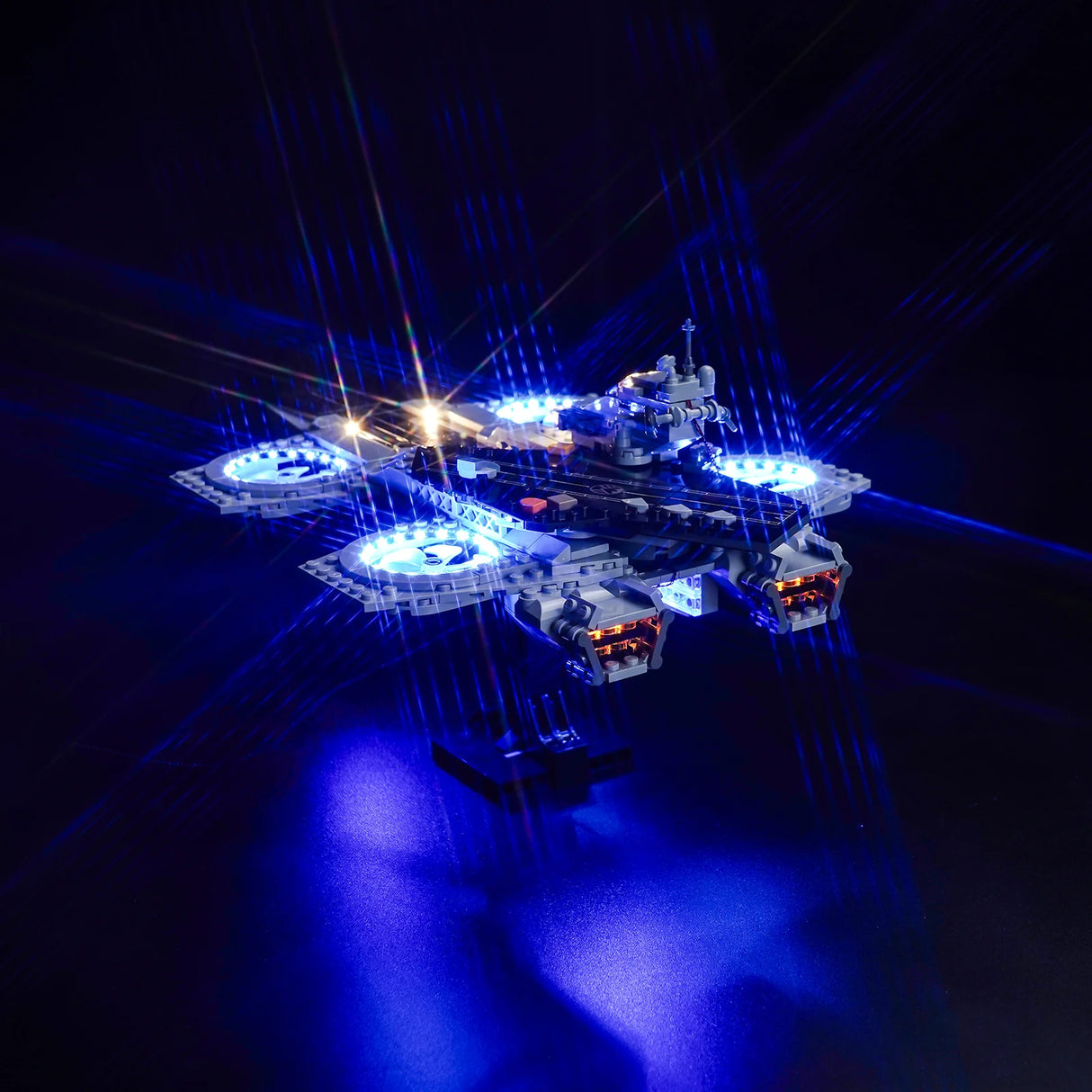 Ensemble de lumières LED pour LEGO Marvel : Héliporteur Avengers (76295)