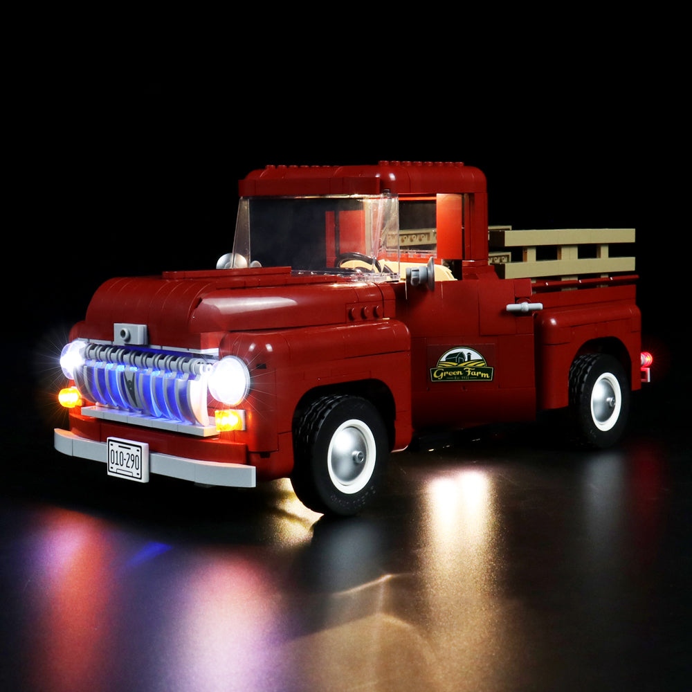 Ensemble d'éclairage LED pour camionnette LEGO (10290) avec télécommande
