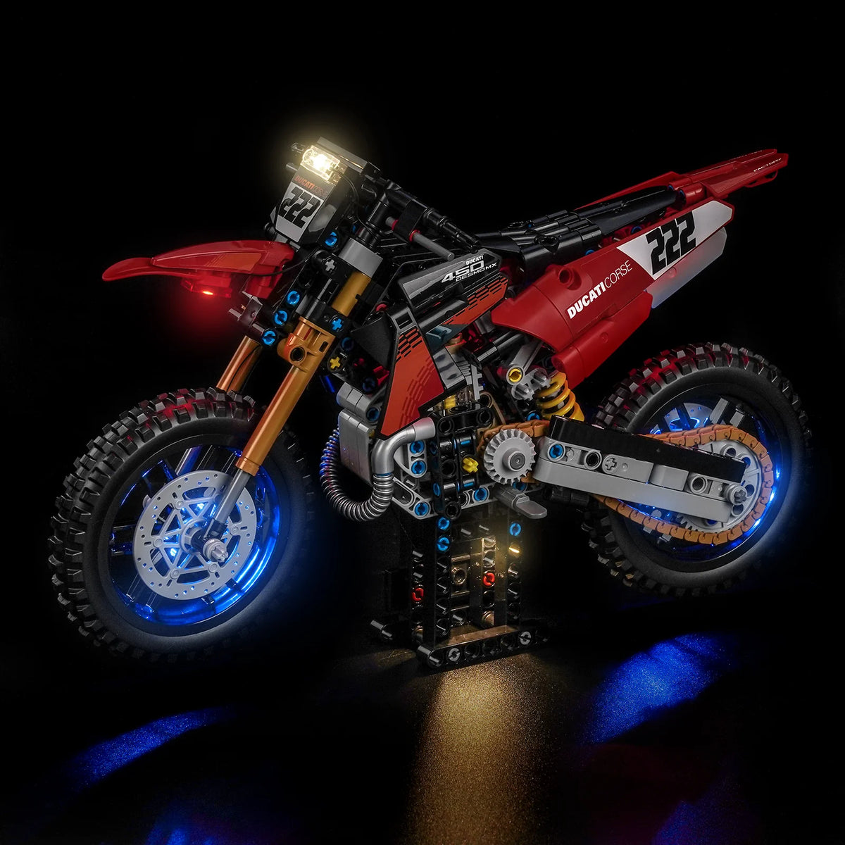 LED Licht Set für LEGO Ducati Desmo450 MX Factory Motorrad (42238)