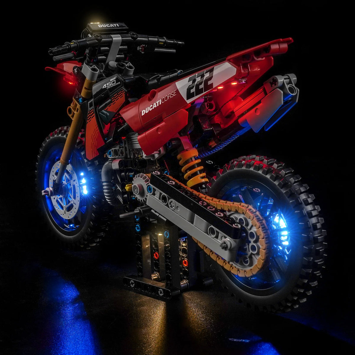 LED Licht Set für LEGO Ducati Desmo450 MX Factory Motorrad (42238)