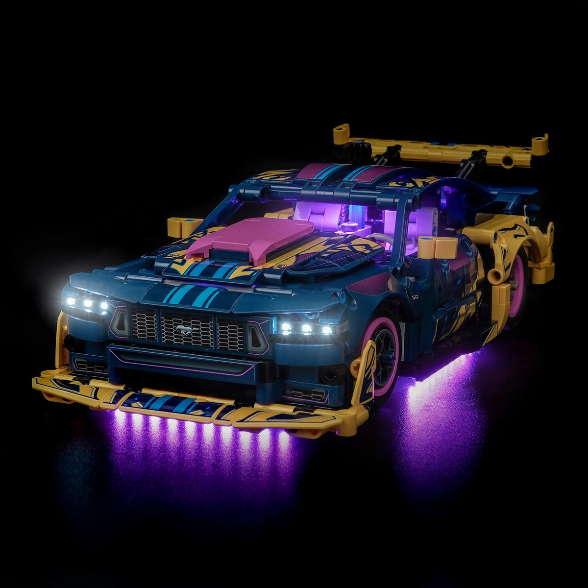 LED Licht Set für LEGO Ford Mustang GT Auto aus der Tuning-Werkstatt (42236) inkl. Fernbedienung