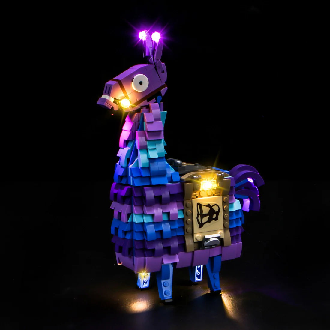 Lego Fortnite Lama mit Lichtern