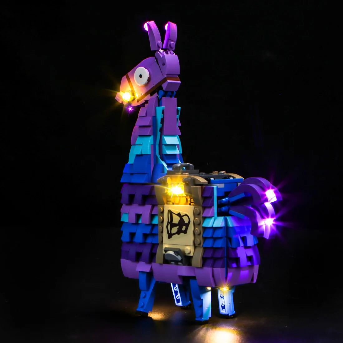 Lego Fortnite Lama mit Lichtern