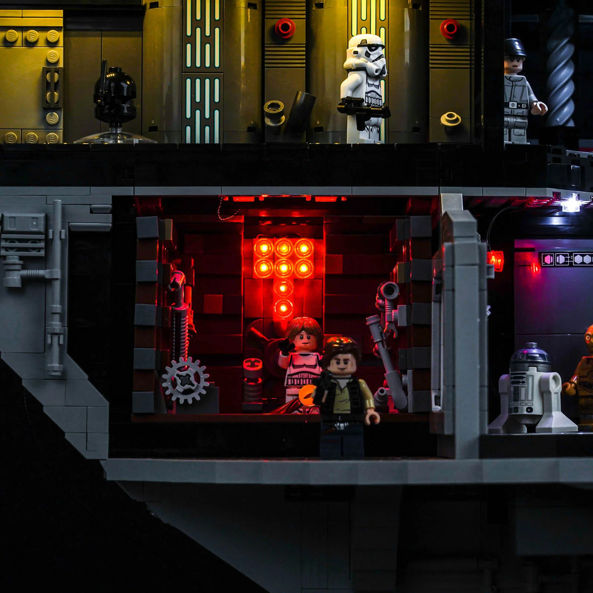Lego Star Wars Todesstern mit Han Solo, Prinzessin Leia, R2-D2 und C-3PO