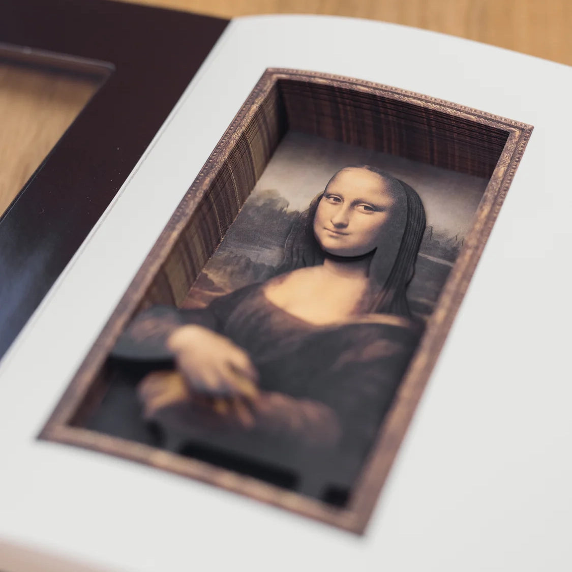 Mona Lisa 3D-Pop-up-Buch