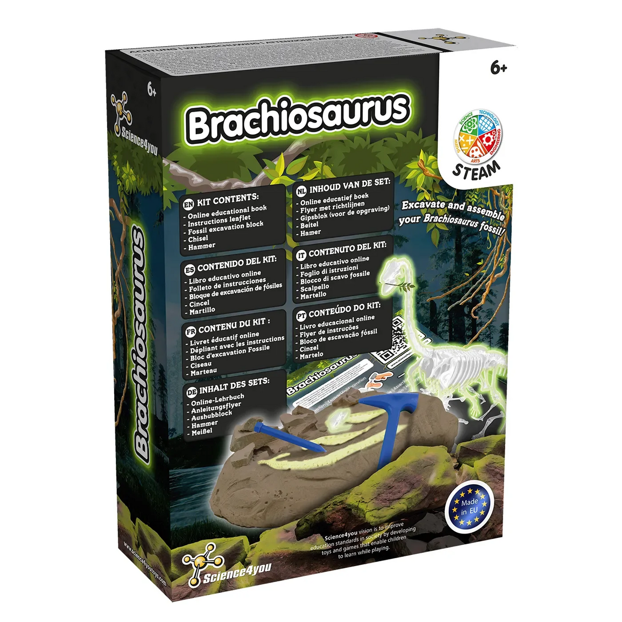 Science4You Brachiosaurus Ausgrabungsset