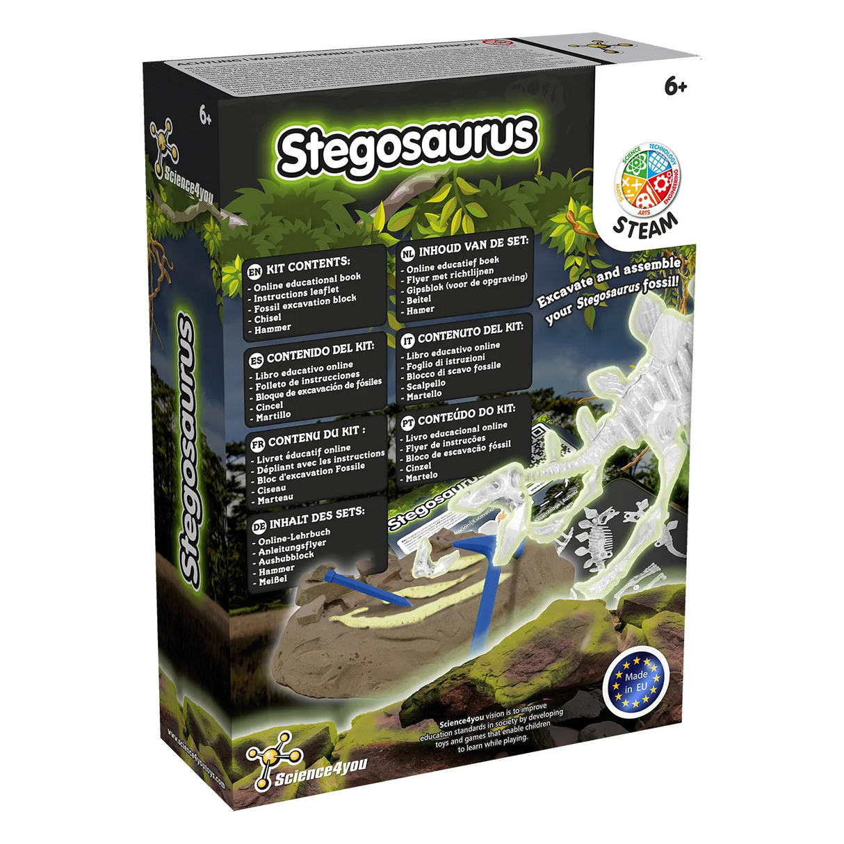 Stegosaurus Ausgrabungsset von Science4You