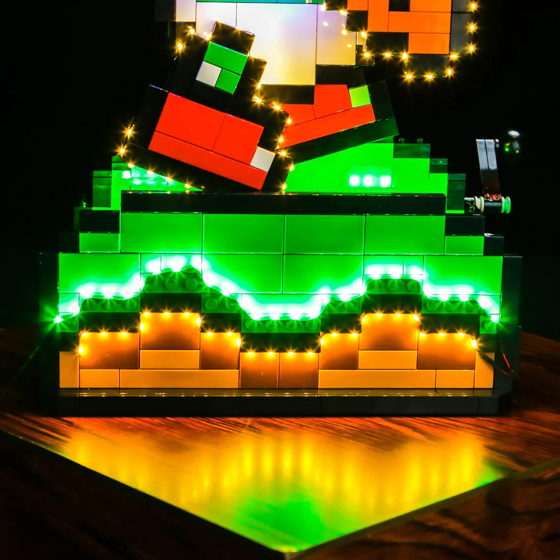 Ensemble de lumières LED pour LEGO Super Mario World : Mario et Yoshi (71438)