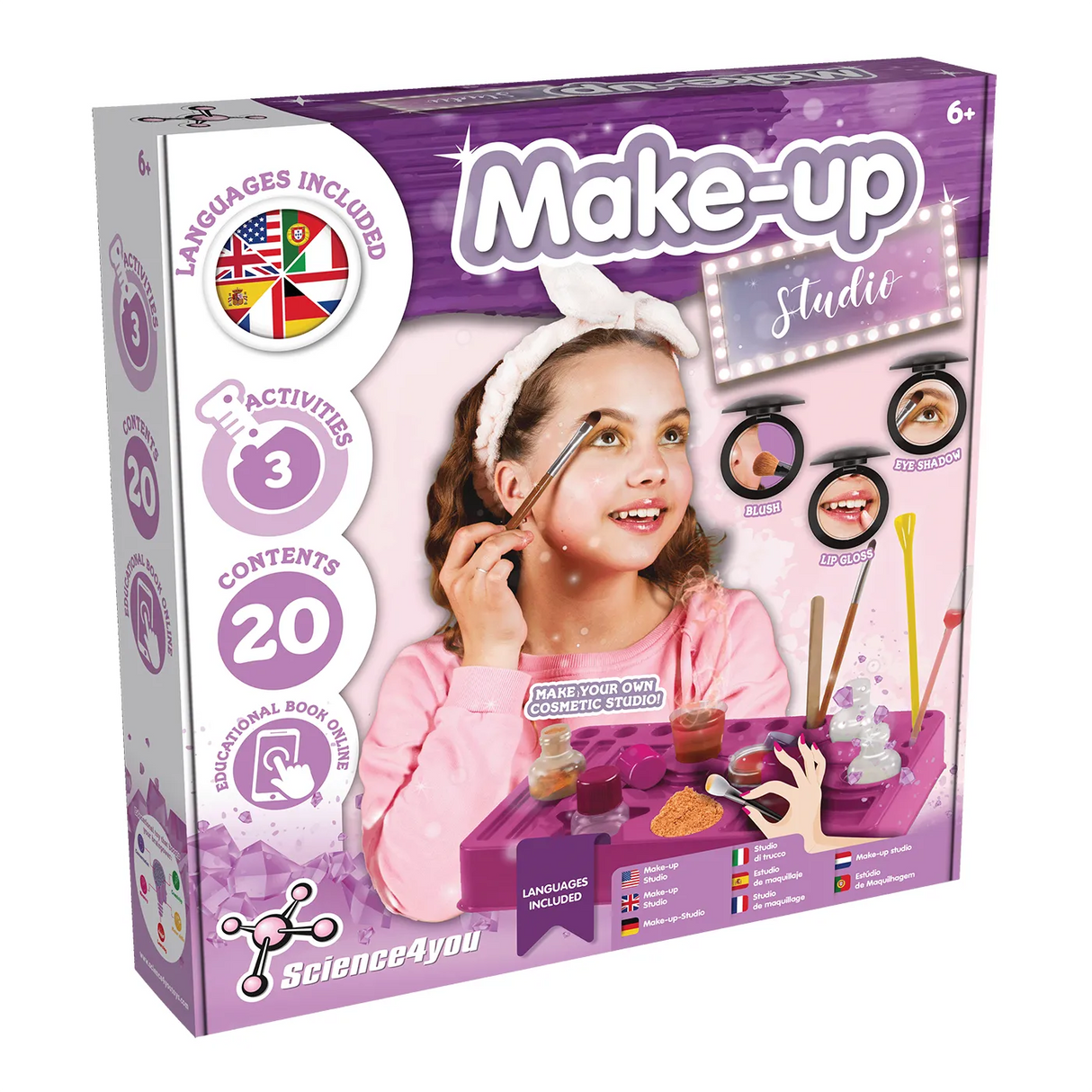 Science4You Make-up Studio Set für Kinder