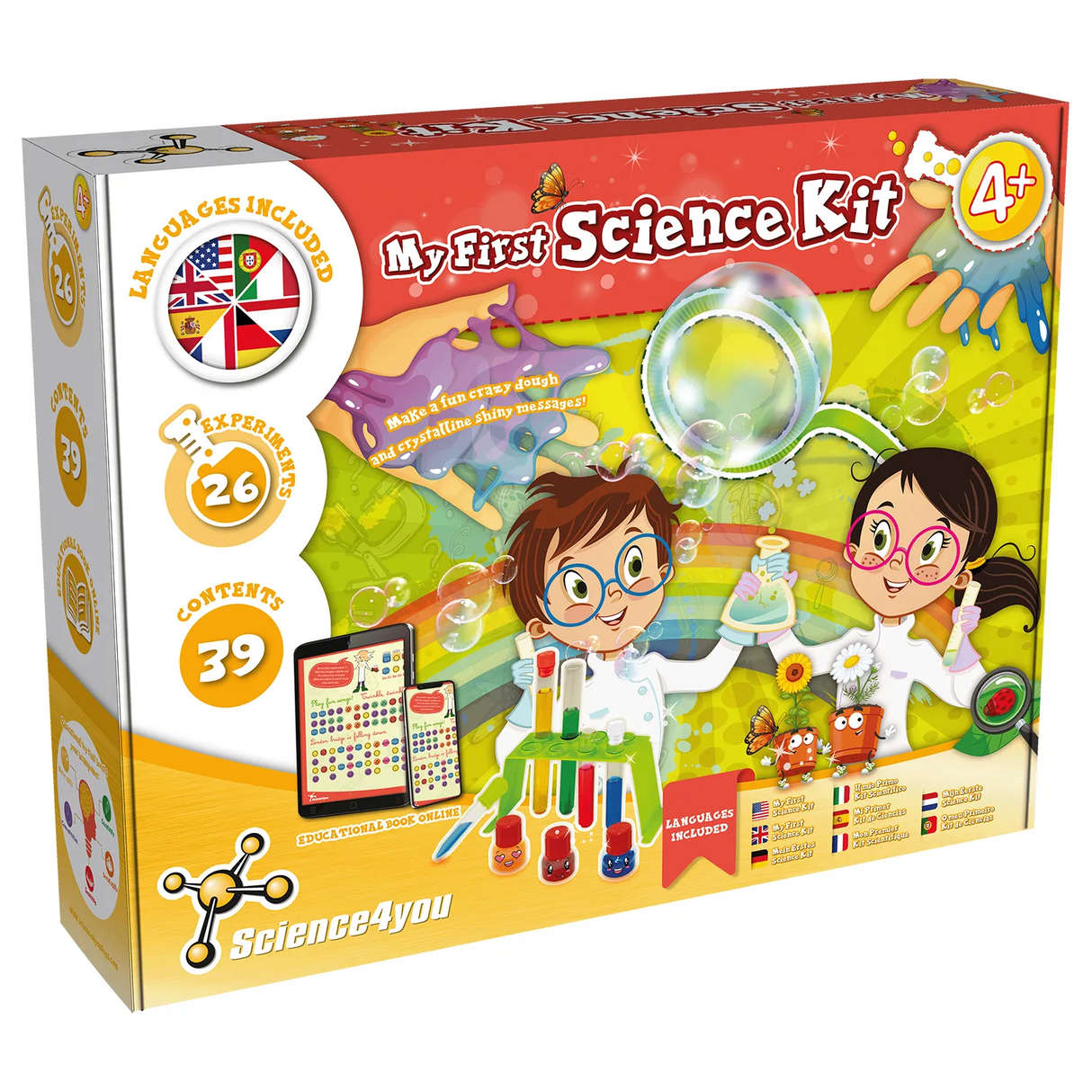 Mein erstes Wissenschafts-Kit Box mit 26 Experimenten und 39 Inhalten