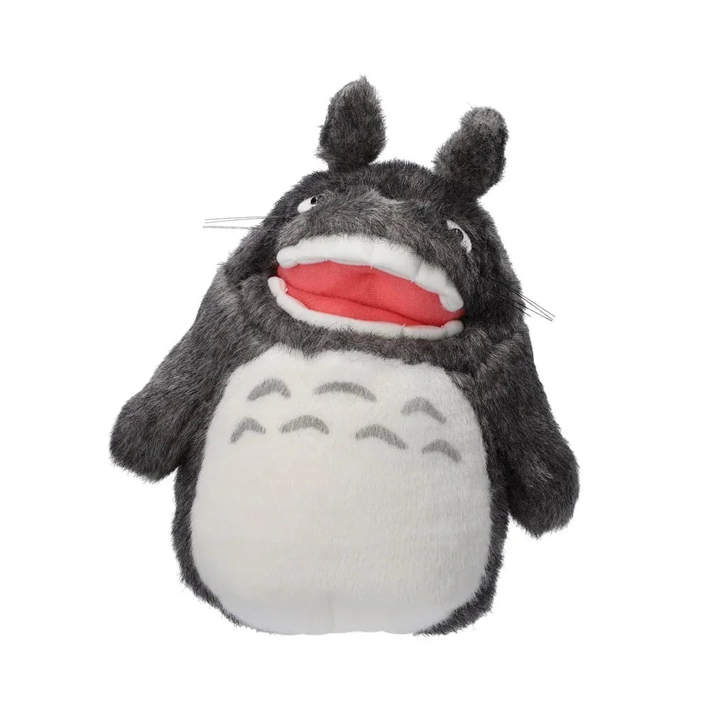 Totoro Plüschtier mit offenem Mund