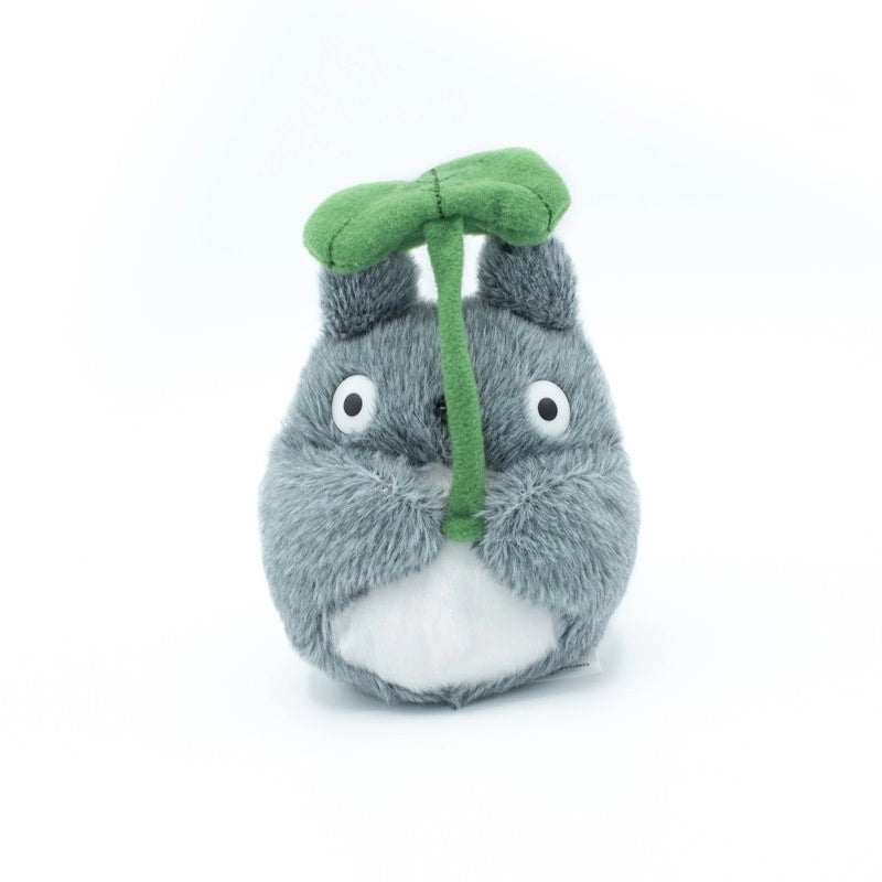 Mon Voisin Totoro - Totoro avec feuille (13 cm) - Peluche