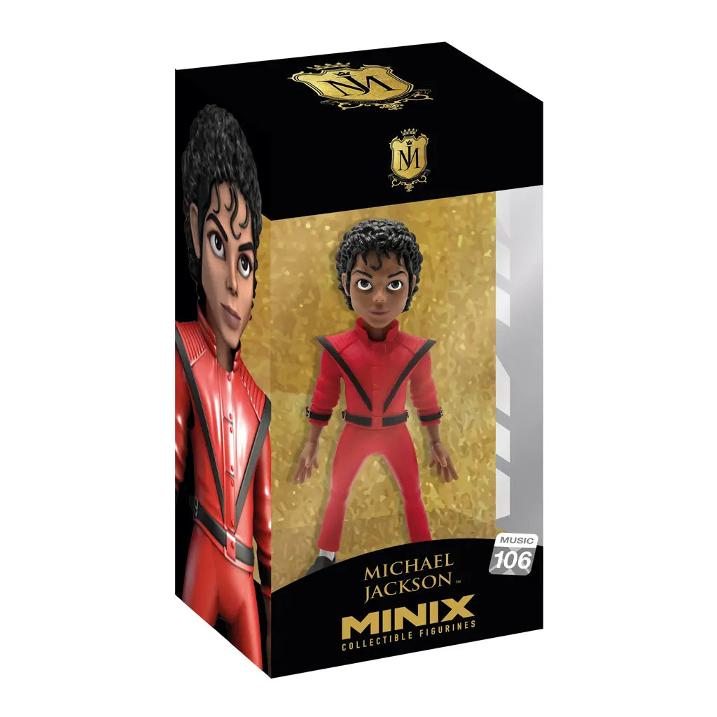 Michael Jackson Minix Sammelfigur in rotem Outfit