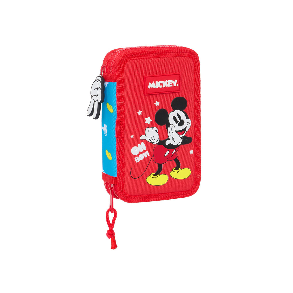 Trousse Mickey Mouse « Fantastique » - Trousse comprenant stylos, taille-crayon et gomme (28 pièces)