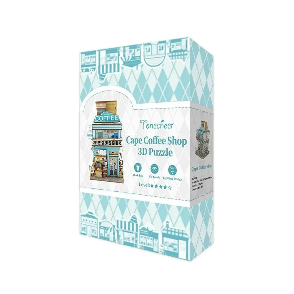 Verpackung des Tonecheer Cape Coffee Shop 3D Puzzles