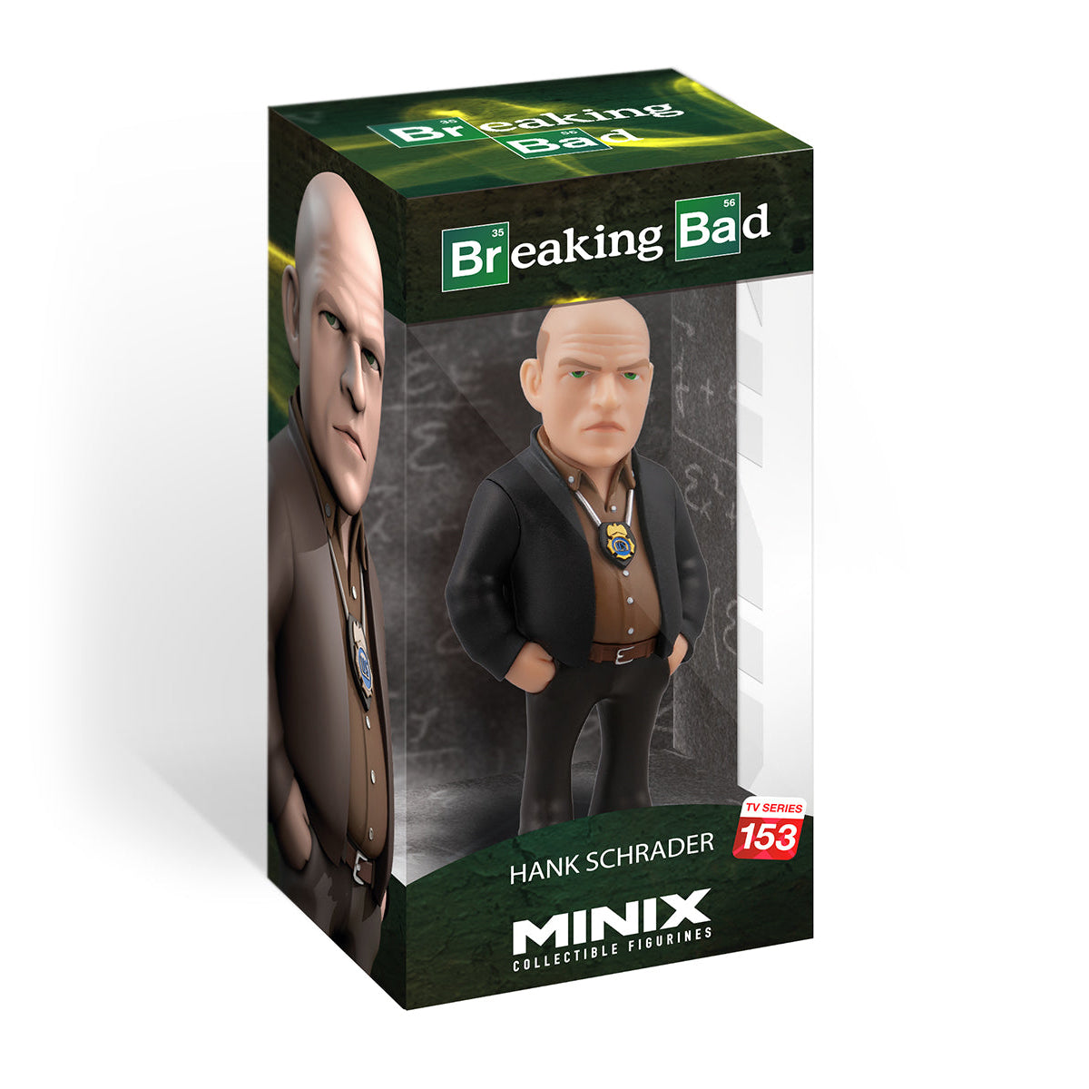 Minix Sammelfigur von Hank Schrader aus Breaking Bad in der Verpackung