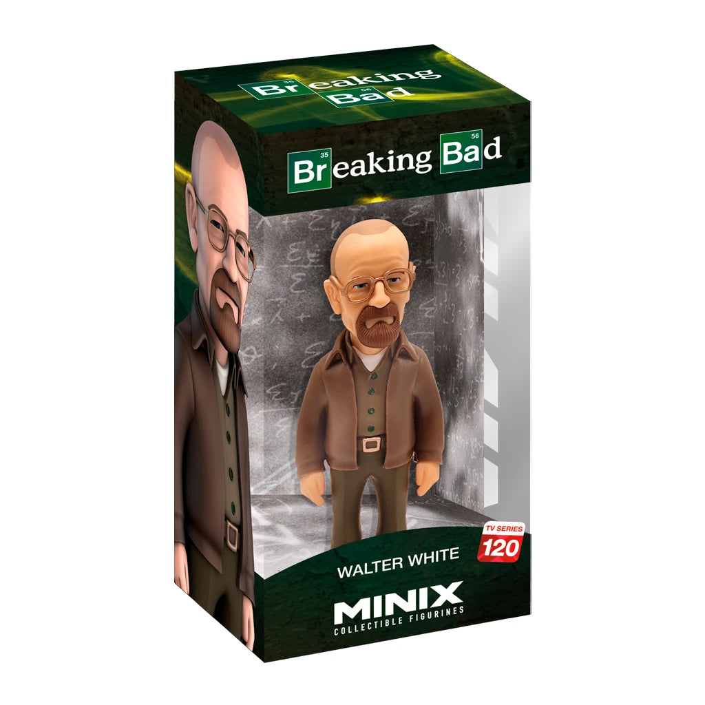 Breaking Bad Minix Sammelfigur von Walter White in brauner Jacke und Hose