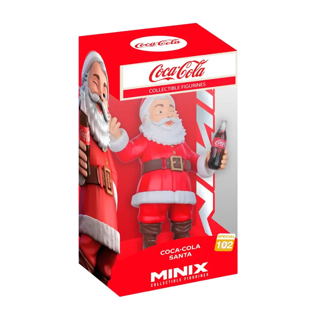 Coca-Cola Santa Minix Sammelfigur in roter Verpackung