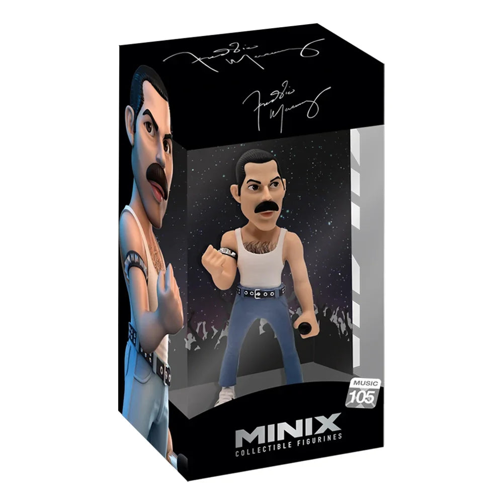 MINIX Sammelfigur von Freddie Mercury in weißem Tanktop und blauen Jeans
