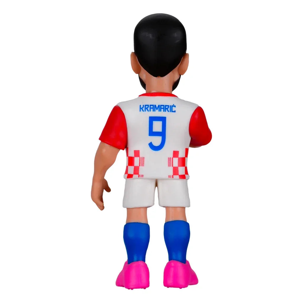 Kroatien Fußballspieler Figur mit Trikot Nummer 9 und dem Namen Kramaric