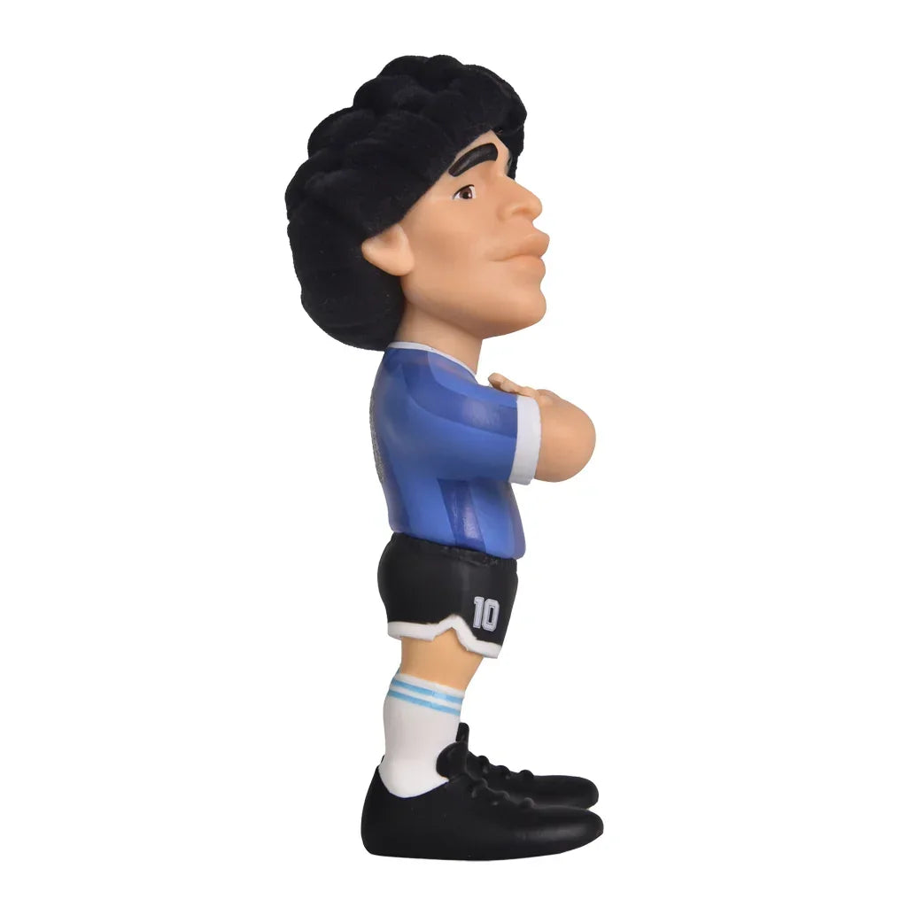 Diego Maradona Spielfigur mit blauem Trikot und Nummer 10