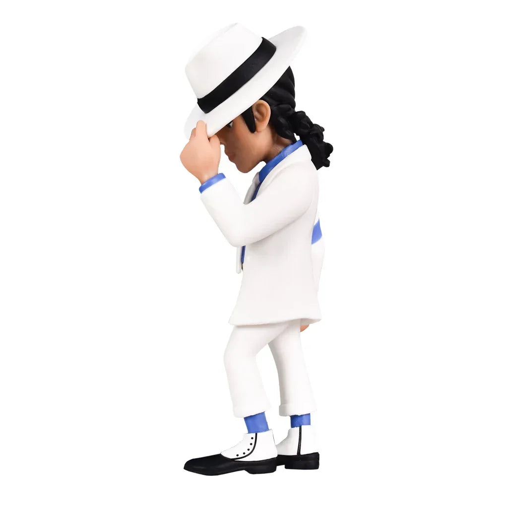 Michael Jackson Sammelfigur in weißem Anzug und Hut