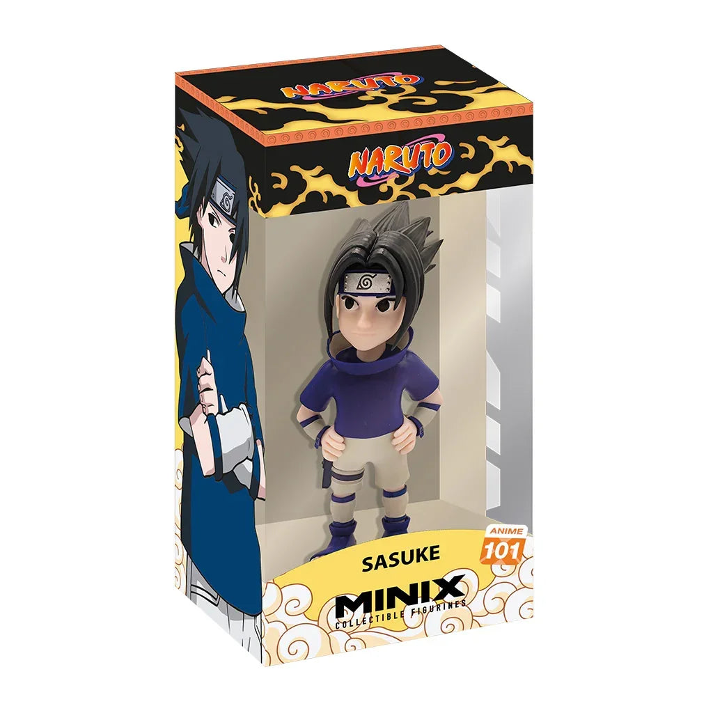 Minix Sammelfigur von Sasuke Uchiha aus Naruto in der Originalverpackung