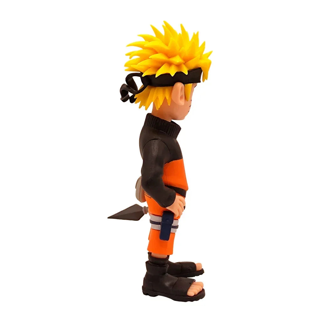 Naruto Uzumaki Actionfigur in Seitenansicht mit gelben Haaren und Stirnband