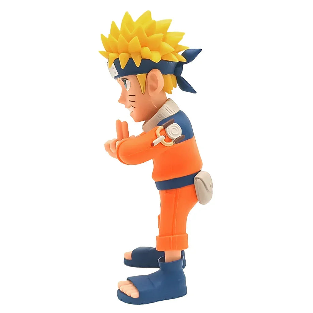 Naruto Uzumaki Sammelfigur in orangefarbener Kleidung mit Stirnband