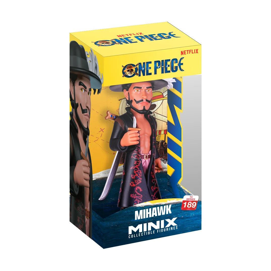 Minix Sammelfigur Mihawk aus der Netflix Serie One Piece in der Originalverpackung