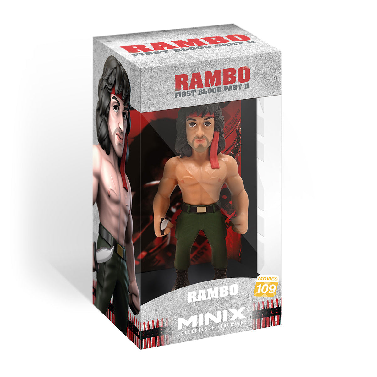 Rambo First Blood Part II Minix Sammelfigur in Verpackung