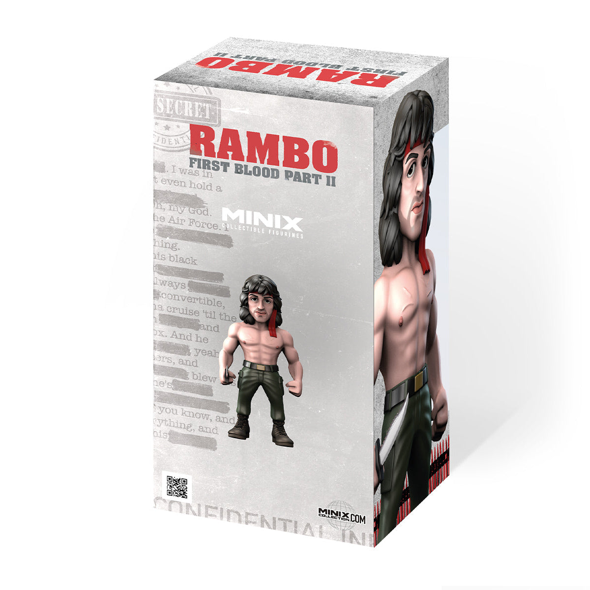 Rambo First Blood Part II Minix Sammelfigur in Verpackung