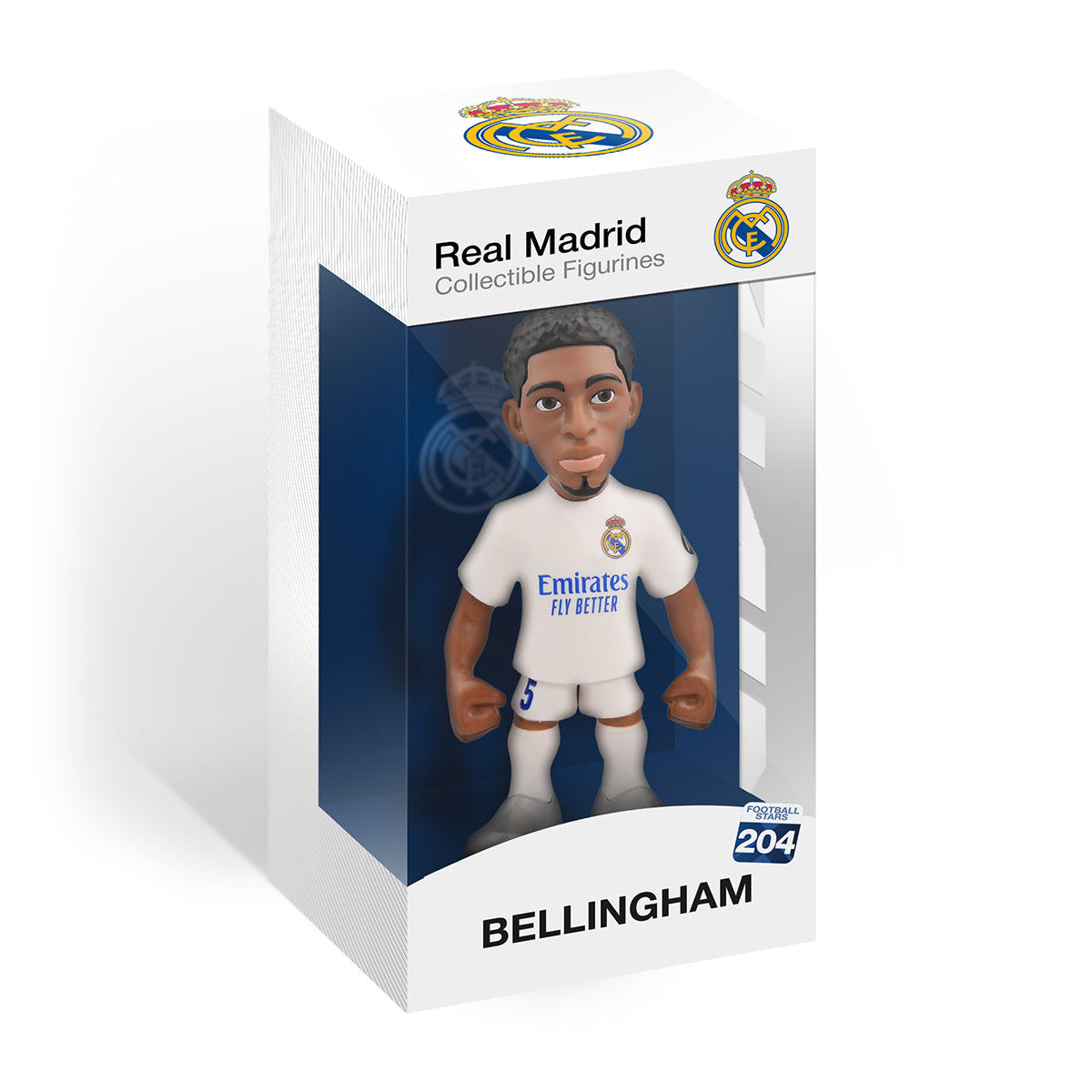 Real Madrid Sammelfigur von Jude Bellingham in weißem Trikot mit der Nummer 5