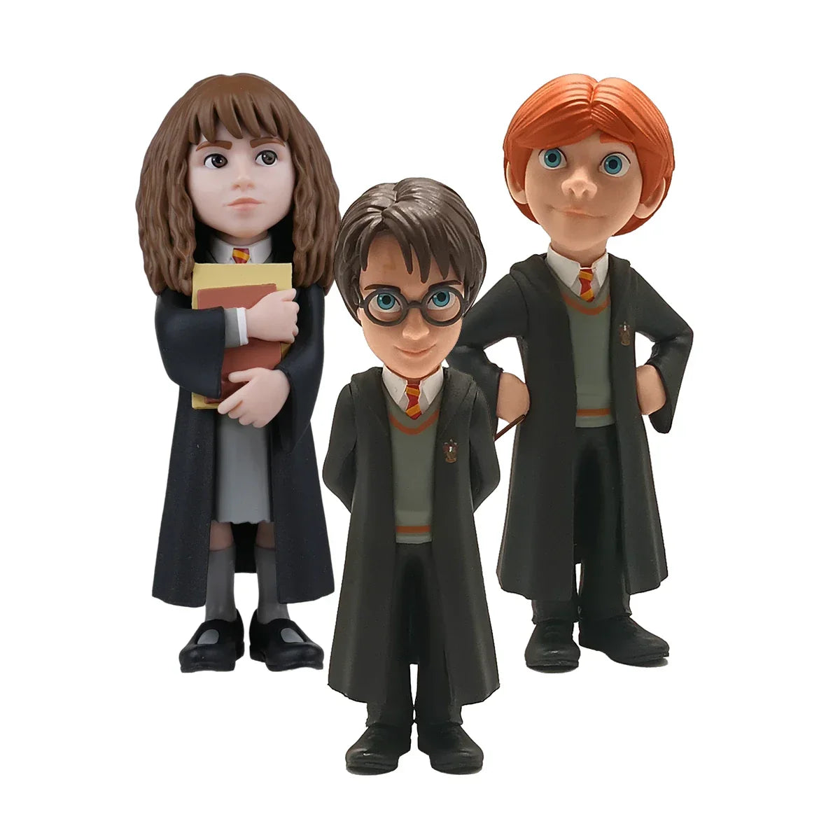 Harry Potter, Hermine Granger und Ron Weasley Figuren