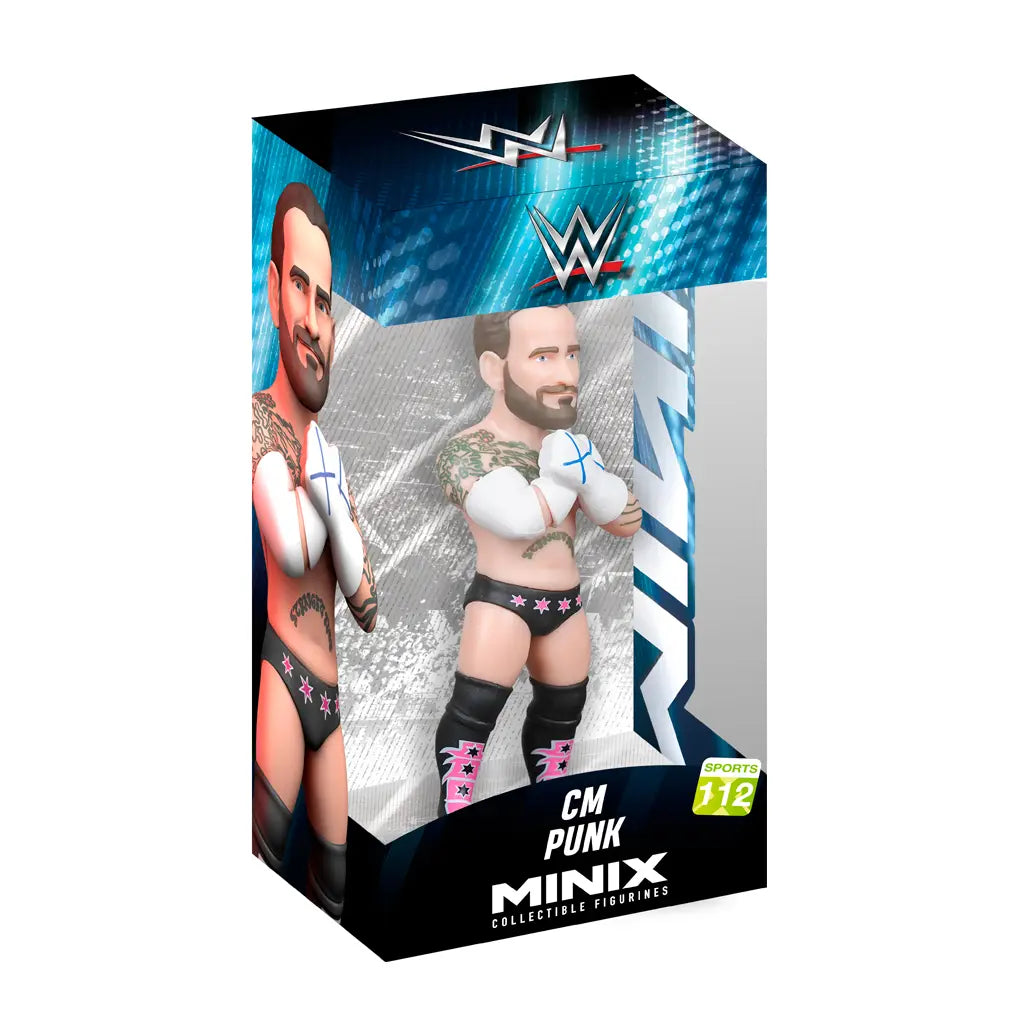 CM Punk Minix Sammelfigur in Verpackung
