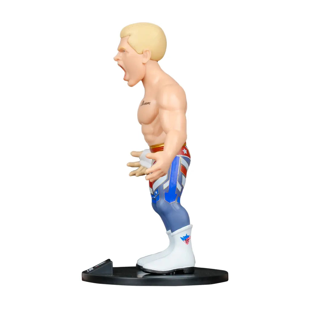 Cody Rhodes AEW Unrivaled Figur mit offenem Mund und ausgestreckten Händen