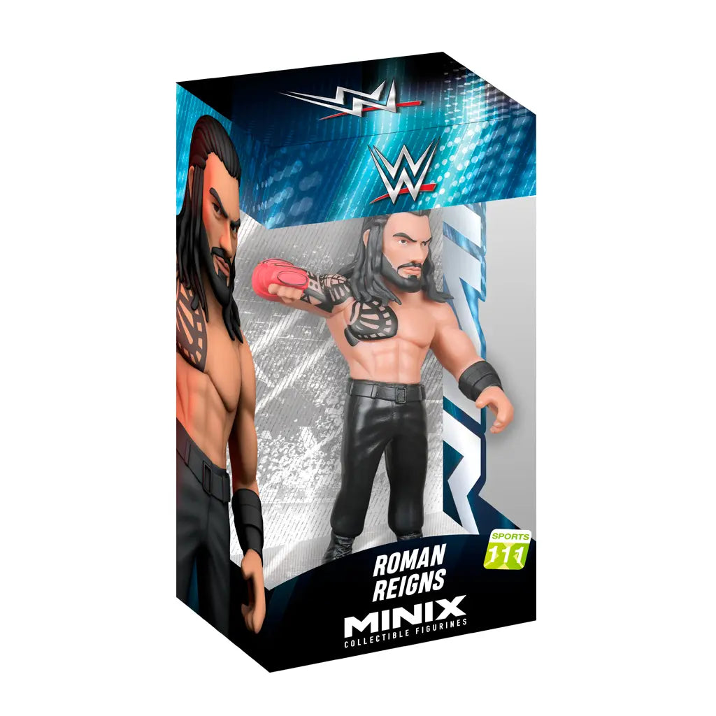 Roman Reigns Minix Sammelfigur in Verpackung