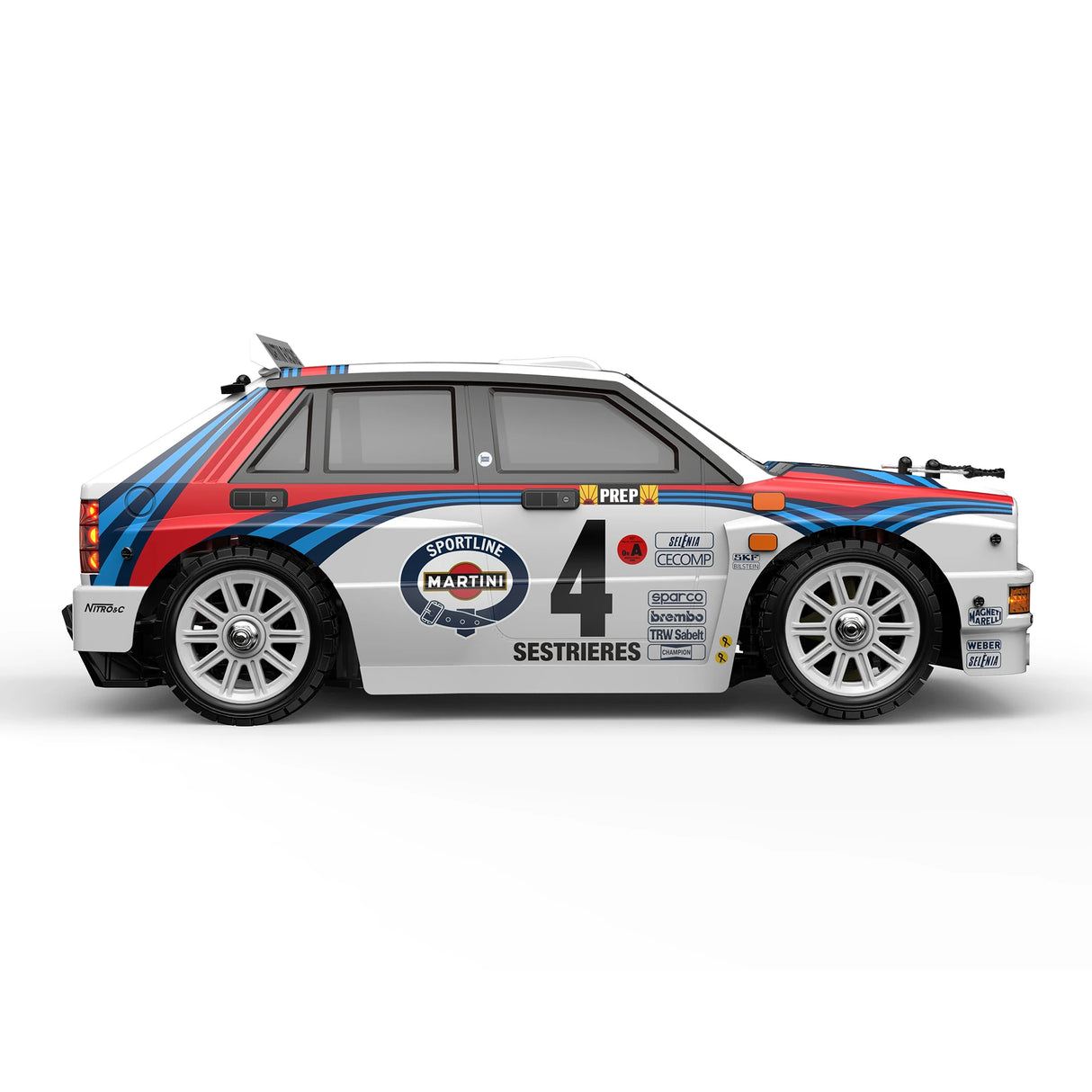 Modellauto Lancia Delta Integrale im Martini Racing Design