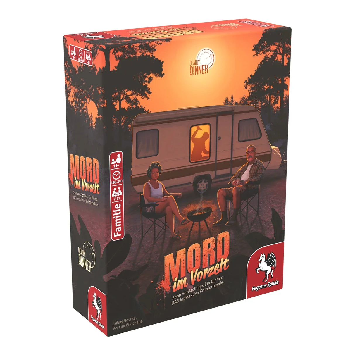 Deadly Dinner Mord im Vorzelt Brettspielbox