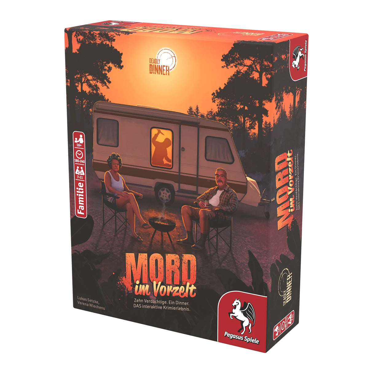 Deadly Dinner Mord im Vorzelt Brettspielbox