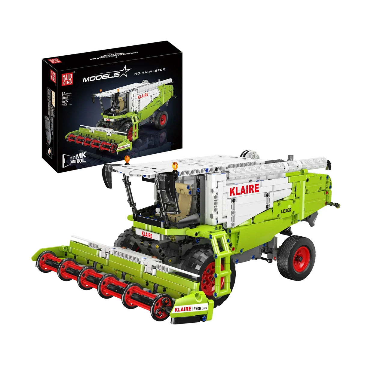 Mould King Mähdrescher Modellbausatz mit Fernbedienung