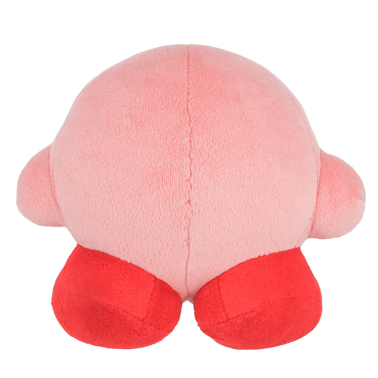Rosa Kirby Plüschfigur von hinten gesehen