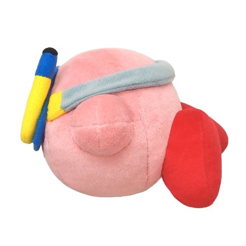 Kirby Plüschtier mit Schnorchel und Taucherbrille